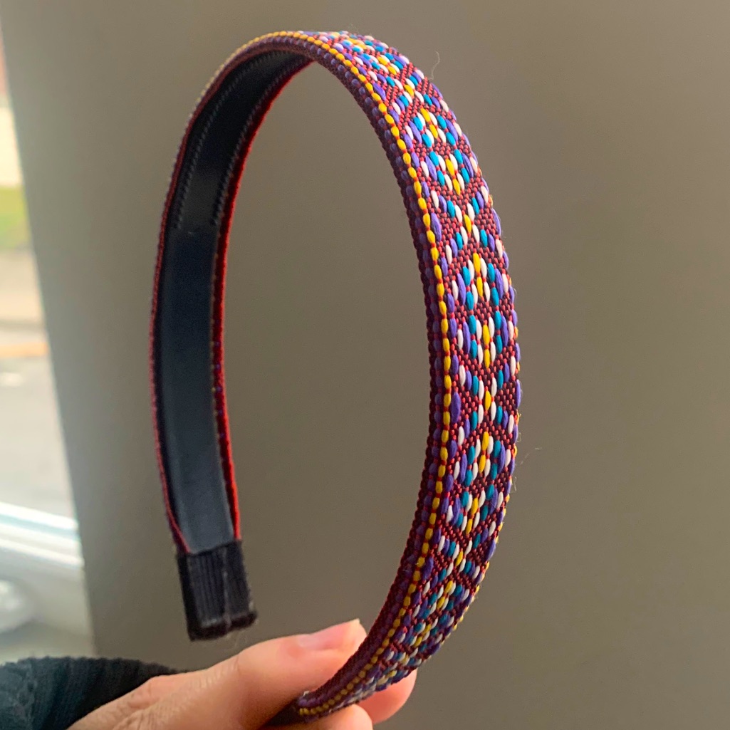 Hand Stitched Colorful Headband